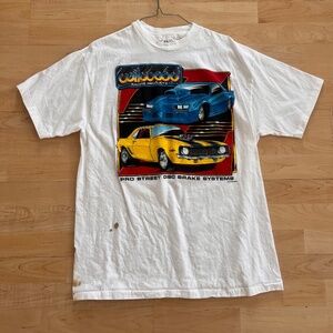 Vintage Wilwood Pro Street Brake System Tshirt Large White “Camero Graphics”